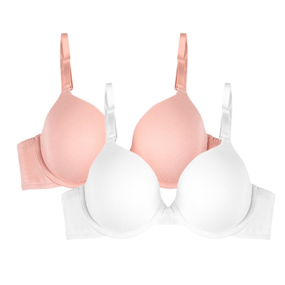 Cotton T Shirt Bra Set of 2 NWOT